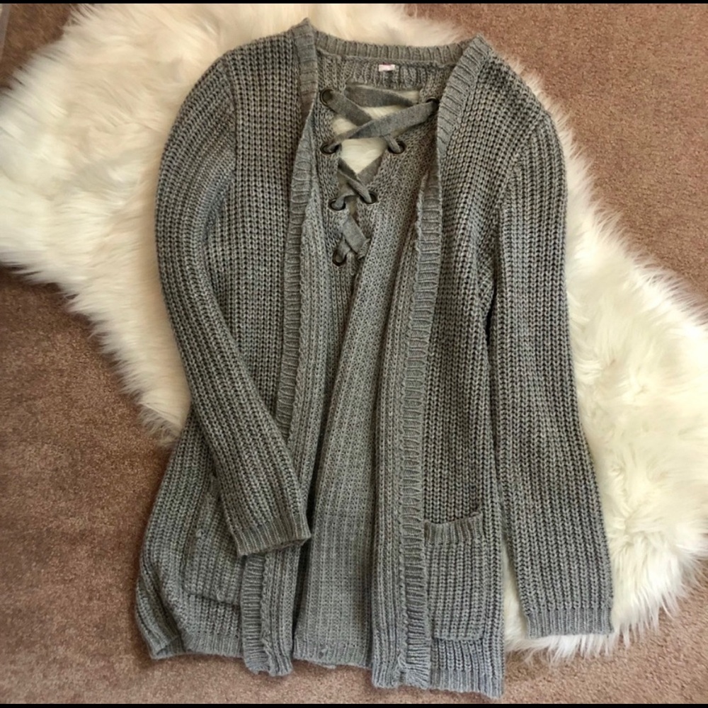 Cute & Cozy Grey Cardigan